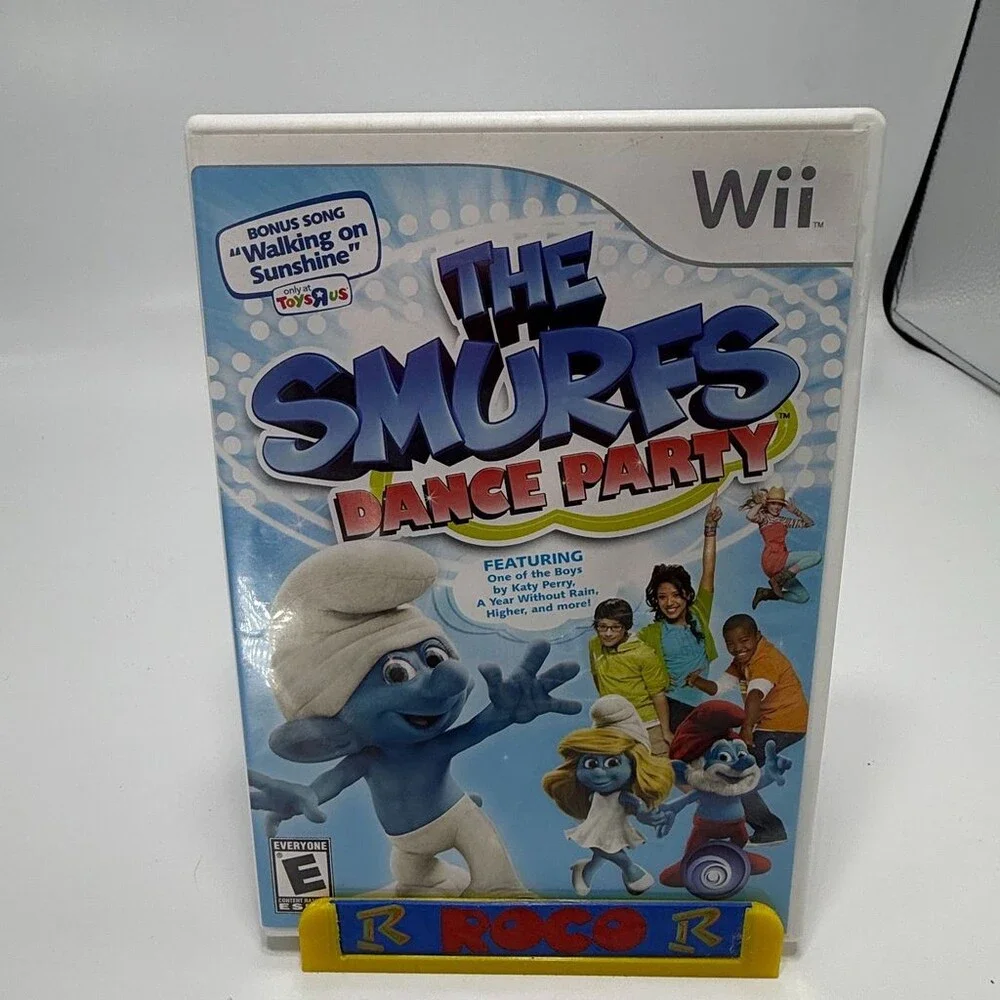 The Smurfs Dance Party Wii (Nintendo Wii, 2011) Complete W/ Manual